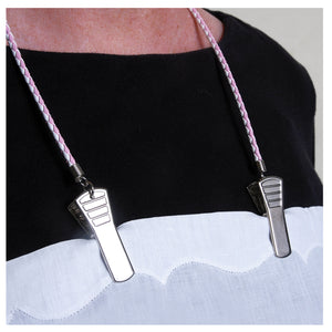 Pink Woven Napkin Clip