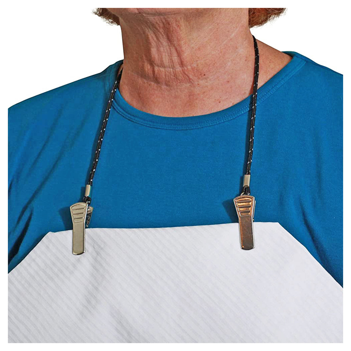 Catena Portatovagliolo Con Cristalli E Clip In Acciaio Inox – Ferma Tovaglioli Elegante – Regalo Per Cene E Ristoranti