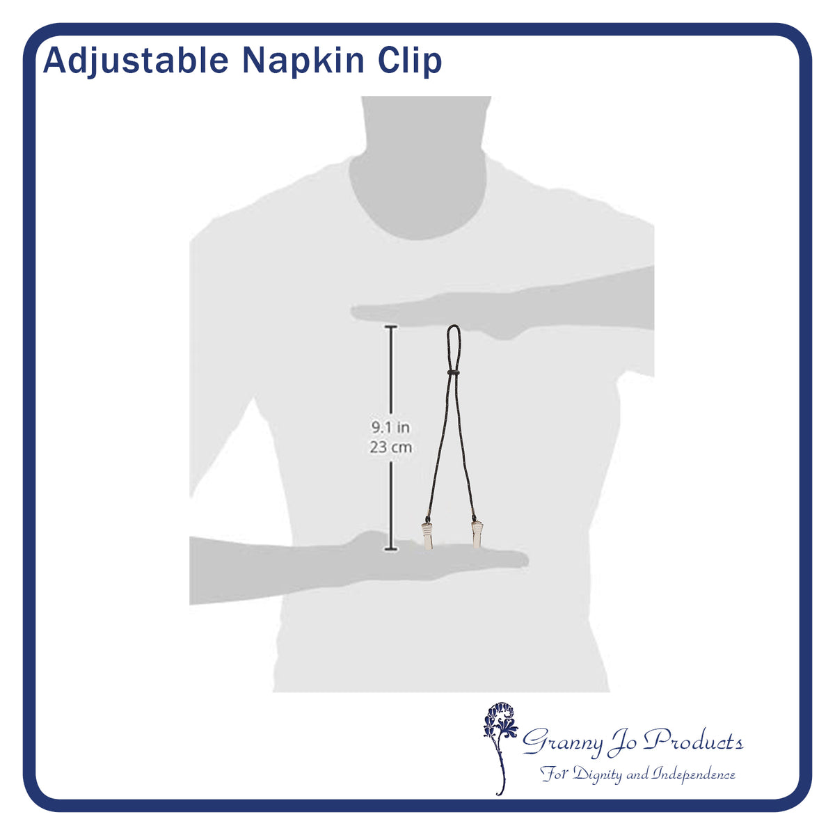 Adjustable Napkin Clip
